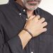 Bracelet Acier Blanc Alfred - Bracelets cuir Homme | Marc Orian