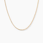 Cha&icirc;ne Vince Plaqu&eacute; Or Jaune - Colliers ras du cou Femme | Marc Orian