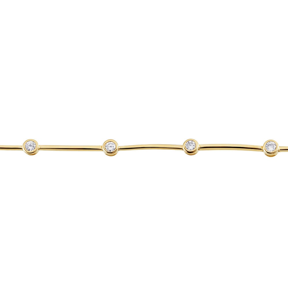 Bracelet Kaelig Plaqué Or Jaune Oxyde De Zirconium - Bracelets chaînes Femme | Marc Orian