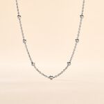 Collier Elea Argent Blanc - Colliers fantaisie Femme | Marc Orian