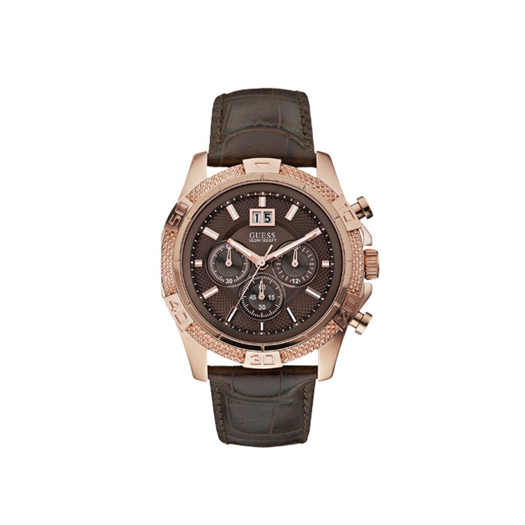 Montre Guess Phantom Marron - Montres étanches Homme | Marc Orian