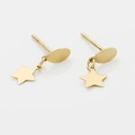 Boucles D'oreilles Pendantes Alphonsine Etoile Or Jaune - Pendantes Femme | Marc Orian