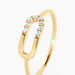Bague Minimalist Chic Or Jaune Oxyde De Zirconium