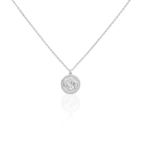 Collier Argent Blanc Lew - Colliers fantaisie Homme | Marc Orian
