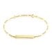 Bracelet Identite Bebe Or Jaune Bartolomee - Gourmettes Enfant | Marc Orian