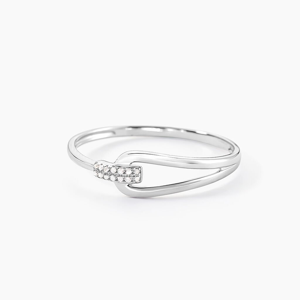 Bague Cyranna Or Blanc Diamant - Parures de mariage Femme | Marc Orian
