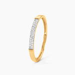 Alliance Amani Or Jaune Diamant - Alliances avec pierres Femme | Marc Orian