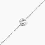 Bracelet Noely Argent Blanc Oxyde De Zirconium - Bracelets fantaisie Femme | Marc Orian