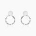 Boucles D'oreilles Pendantes Merrilie Argent Blanc - Pendantes Femme | Marc Orian