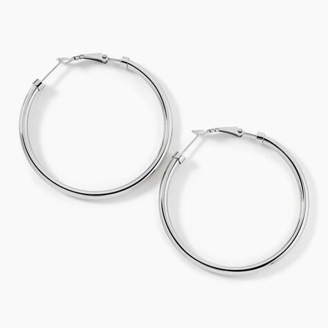 Cr&eacute;oles Carmeline Acier Blanc - Cr&eacute;oles Femme | Marc Orian