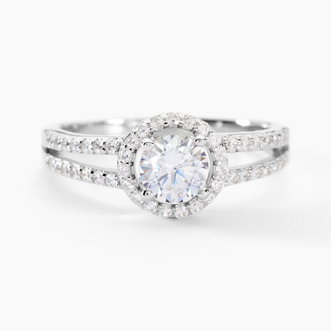 Bague Solitaire Titemae Argent Blanc Oxyde De Zirconium - Solitaires Femme | Marc Orian