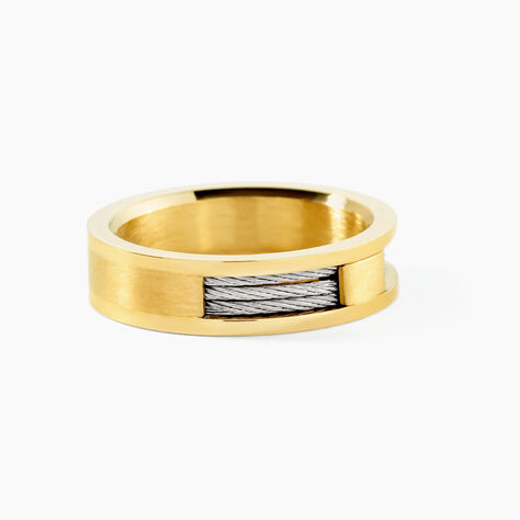 Bague Phebus Him Classique Acier Jaune - Bijoux fantaisie Homme | Marc Orian