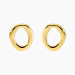 Boucles D'Oreilles Puces Saveli Acier Jaune - Puces Femme | Marc Orian
