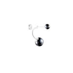 Bijoux D'oreilles Alyson Argent Blanc C&eacute;ramique - Piercings d'oreilles Femme | Marc Orian
