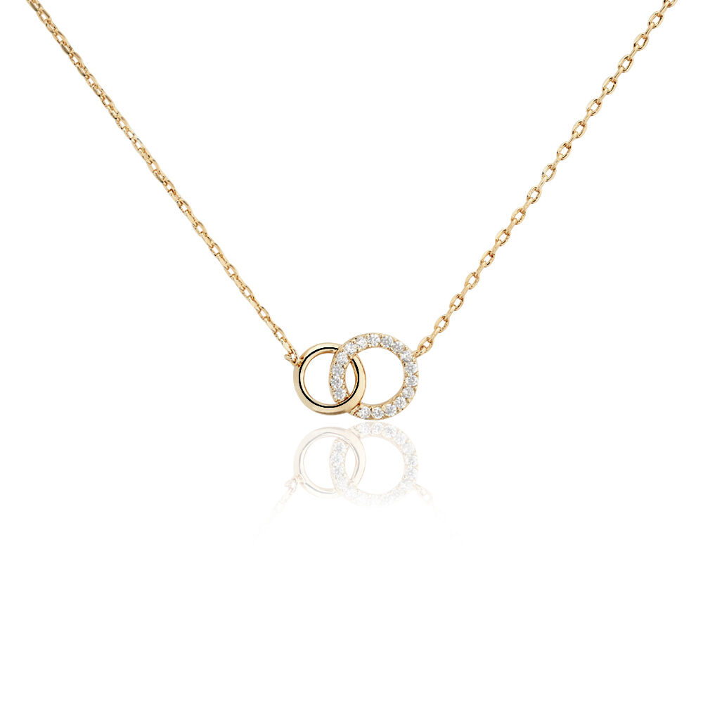 Collier Poeae Plaqué Or Jaune Oxyde De Zirconium - Colliers avec pierres Femme | Marc Orian