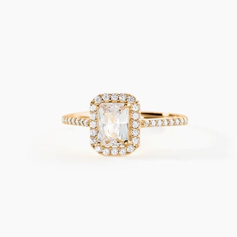 Bague Flavy Plaqu&eacute; Or Jaune Oxyde De Zirconium - Bijoux fantaisie Femme | Marc Orian