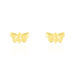 Boucles D'oreilles Puces Bartholomee Papillon Or Jaune - Puces Famille | Marc Orian