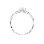 Bague Or Blanc Marinda Oxyde De Zirconium - Solitaires Femme | Marc Orian
