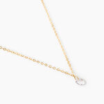 Collier Or Jaune Emilee Oxyde De Zirconium - Colliers avec pierres Enfant | Marc Orian