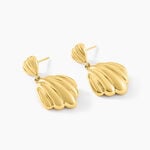Boucles D'oreilles Pendantes Dila Acier Jaune - Pendantes Femme | Marc Orian