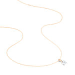 Collier Micheline Or Bicolore Oxyde De Zirconium - Colliers avec pierres Femme | Marc Orian