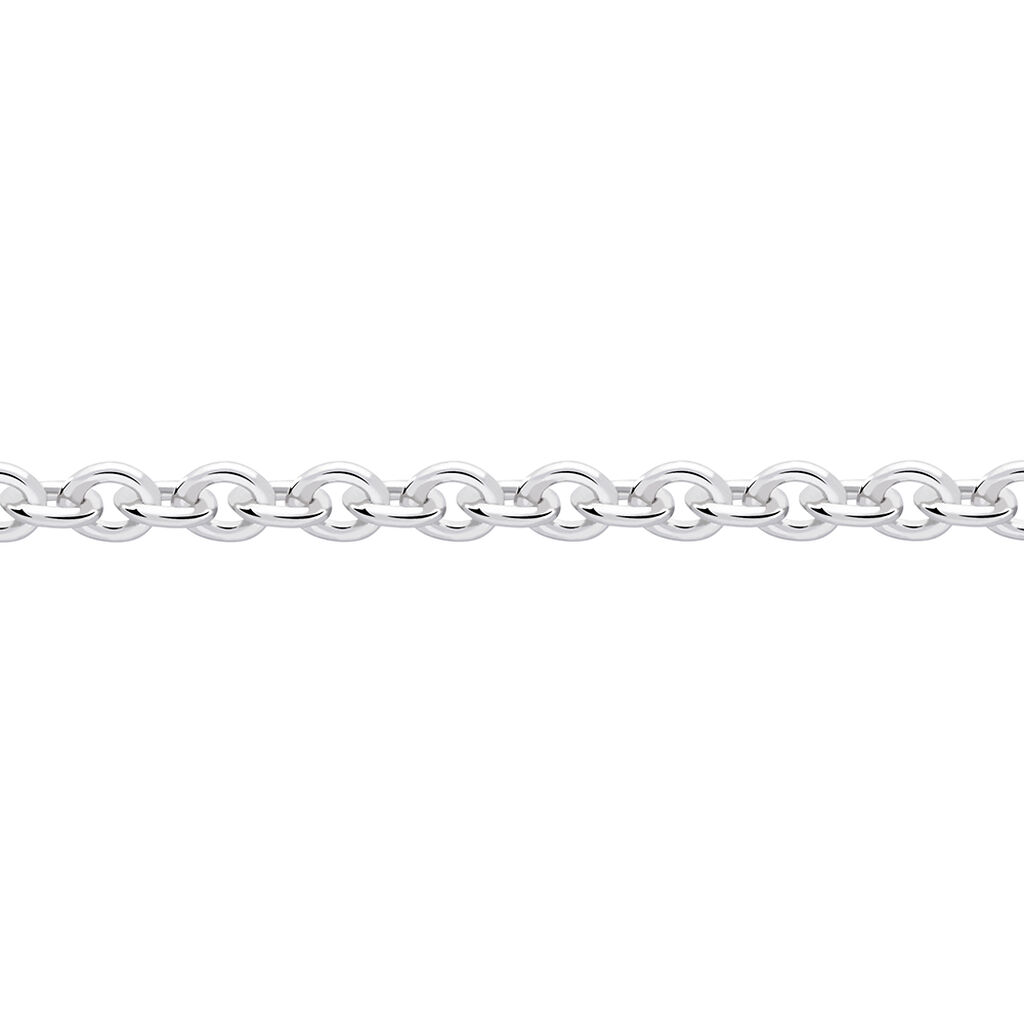 Cha&icirc;ne Ilda Maille For&ccedil;at Limee Or Blanc - Chaines Femme | Marc Orian