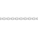 Cha&icirc;ne Ilda Maille For&ccedil;at Limee Or Blanc - Chaines Femme | Marc Orian