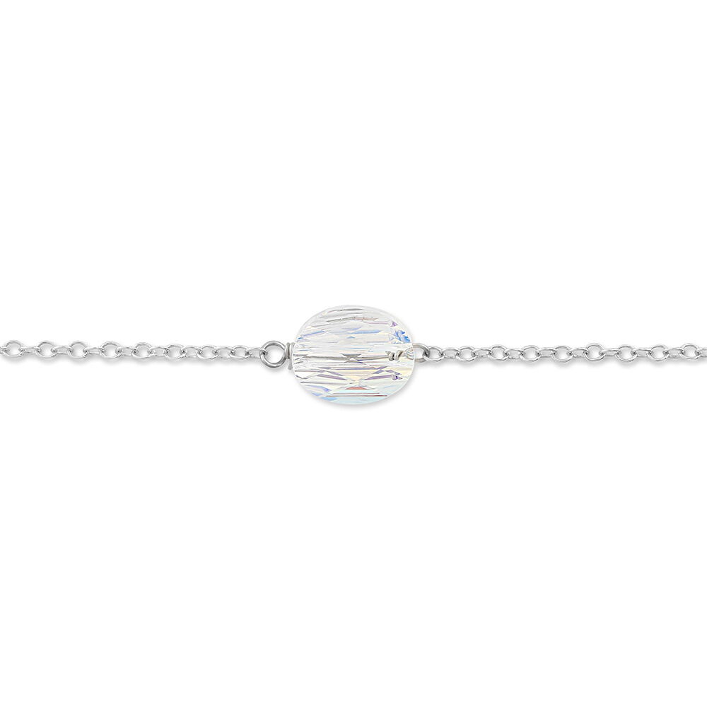 Bracelet Franz Argent Blanc Cristaux De Swarovski - Bracelets chaînes Femme | Marc Orian