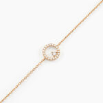 Bracelet Lila Plaqu&eacute; Or Jaune Oxyde De Zirconium - Bracelets fantaisie Femme | Marc Orian