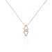 Collier Lisa Or Rose Diamant - Colliers avec pierres Femme | Marc Orian