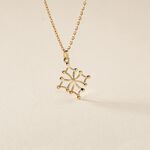Pendentif Dajo Croix Occitane Or Jaune - Pendentifs Famille | Marc Orian
