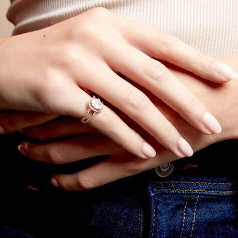 Bague Myriama Plaqué Or Jaune Oxyde De Zirconium - Bagues Solitaire Femme | Marc Orian