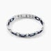 Bracelet Jourdan Wild Acier Blanc Et Bleu - Bracelets Homme | Marc Orian