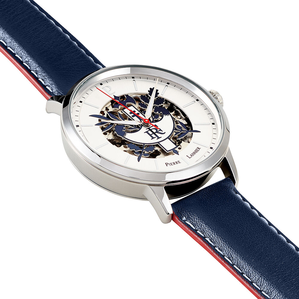 Montre Pierre Lannier Elysee Argenté - Montres automatiques Homme | Marc Orian