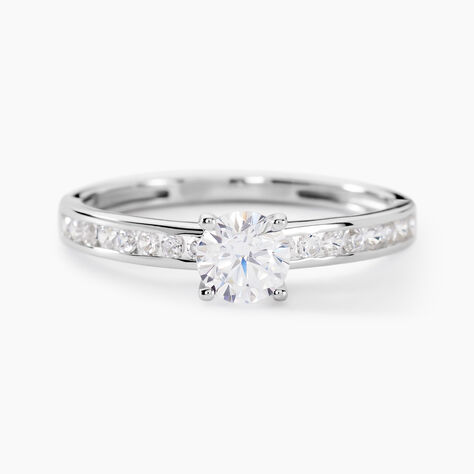 Bague Harem Or Blanc Oxyde - Bagues avec pierre Femme | Marc Orian