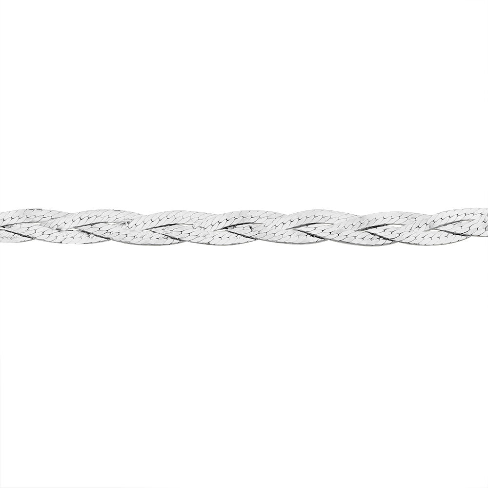 Bracelet Elae Argent Blanc - Bracelets mailles Femme | Marc Orian