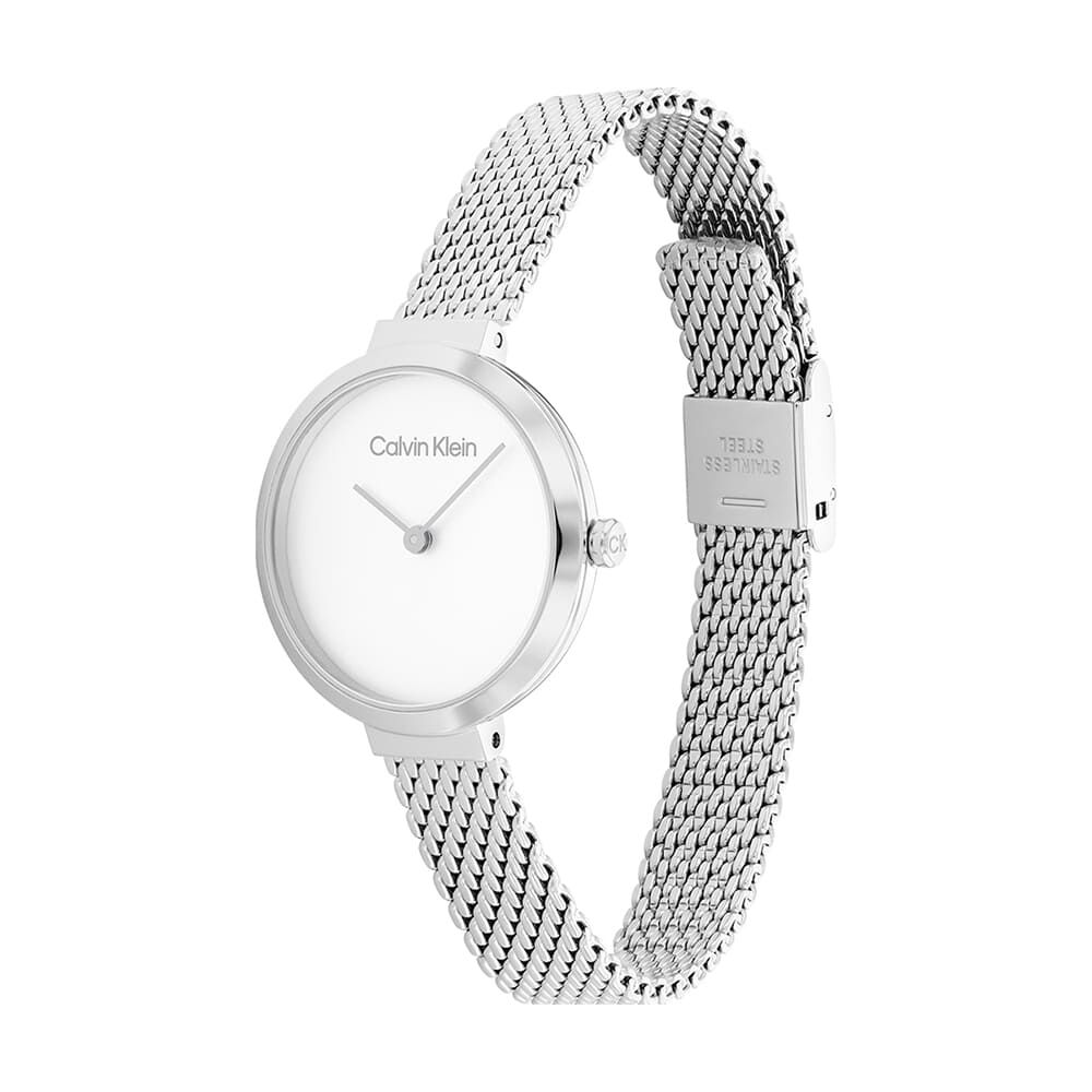 Montre Calvin Klein Minimalistic T Bar Blanc - Montres étanches Femme | Marc Orian