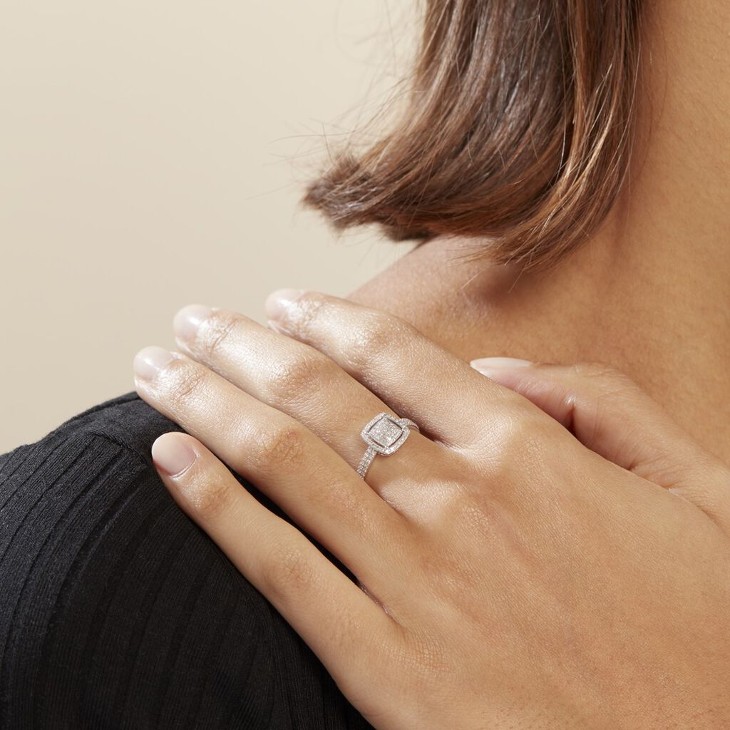 Bague Or Blanc Zuzana Diamants - Bagues Femme | Marc Orian