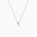 Pendentif Mabila Or Blanc Oxyde De Zirconium - Pendentifs Femme | Marc Orian