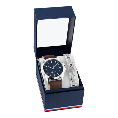 Coffret De Montre Tommy Hilfiger Bruce Bleu - Montres &eacute;tanches Homme | Marc Orian
