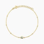 Bracelet Poem Argent Jaune Topaze Oxyde De Zirconium - Bracelets fantaisie Femme | Marc Orian