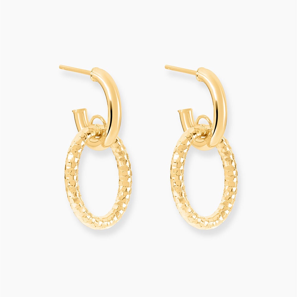 Boucles D'Oreilles Pendantes Chafik Or Jaune - Pendantes Femme | Marc Orian