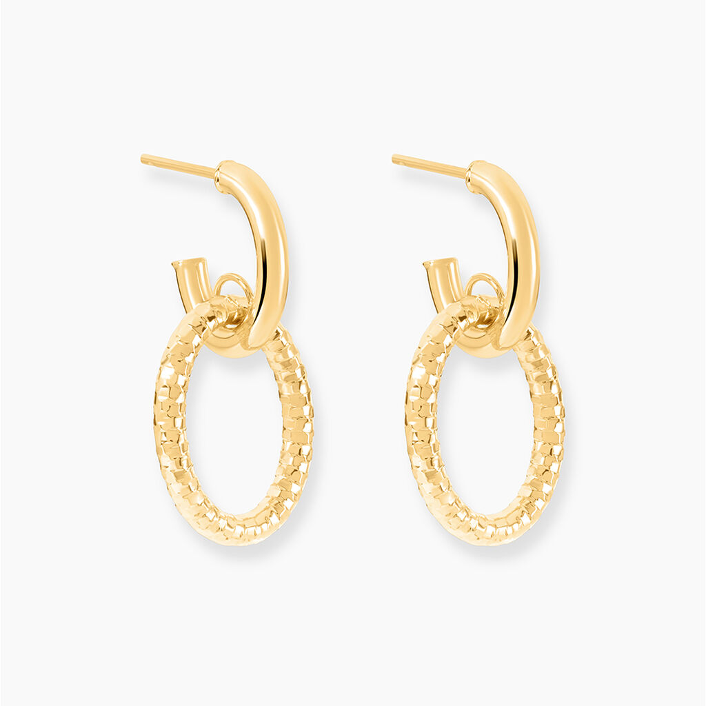Boucles D'Oreilles Pendantes Chafik Or Jaune - Pendantes Femme | Marc Orian