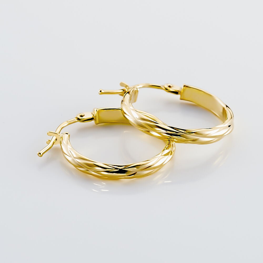 Créoles Ananas Or Jaune - Créoles Femme | Marc Orian
