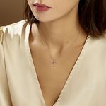 Collier Romance Or Blanc Oxyde De Zirconium - Colliers avec pierres Femme | Marc Orian