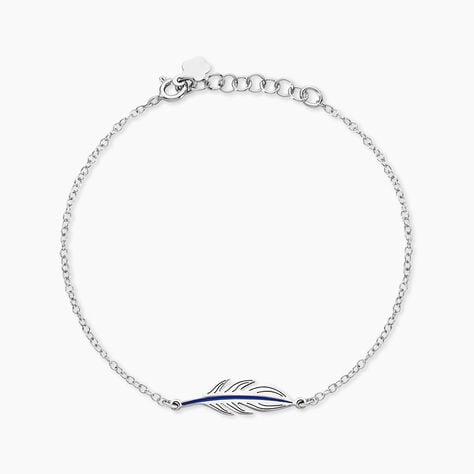 Bracelet Argent Blanc Stieg - Bracelets fantaisie Femme | Marc Orian