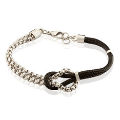 Bracelet Pablo Acier Blanc - Bracelets cordons Homme | Marc Orian