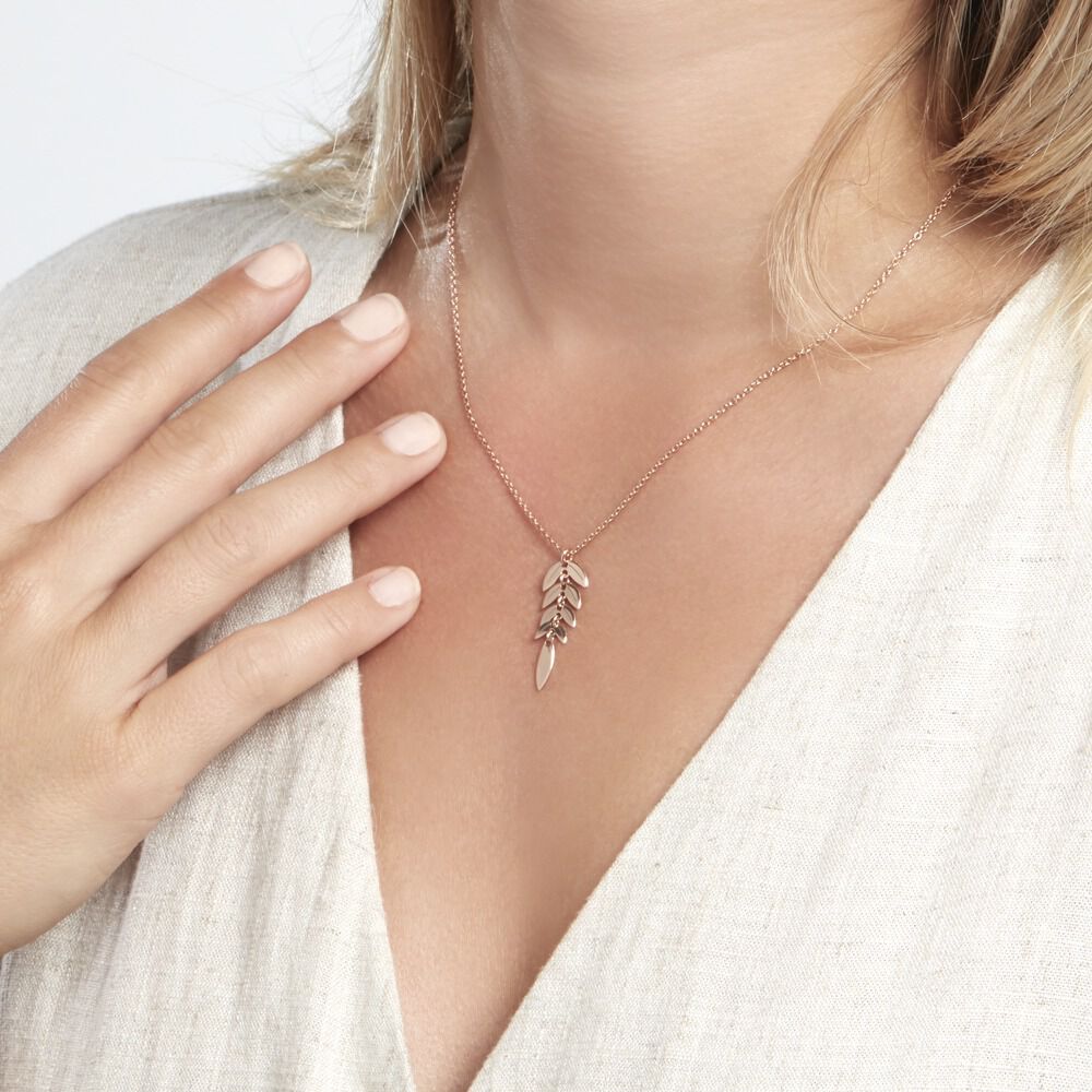 Collier Odelyne Argent Rose - Colliers ete Femme | Marc Orian