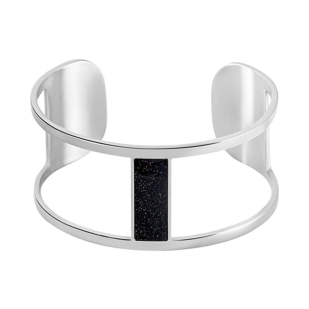 Bracelet Jonc Aness Acier Blanc - Bracelets joncs Femme | Marc Orian