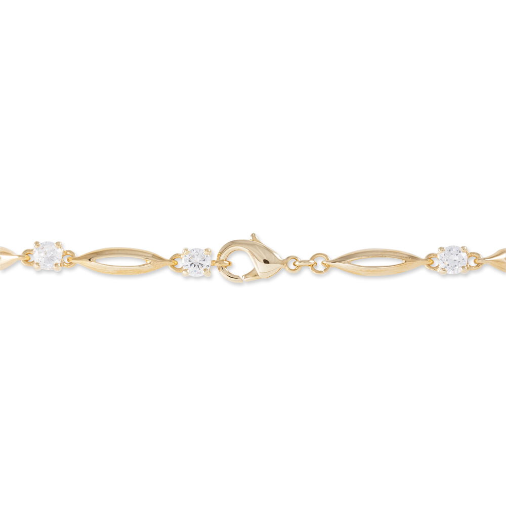 Bracelet Mimona Plaqué Or Jaune Oxyde De Zirconium - Bracelets chaînes Femme | Marc Orian